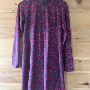 Title Nine Getaway Patterned Long Sleeve Dress Size M